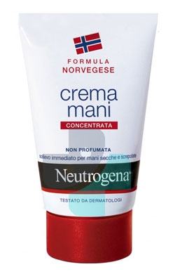 Neutrogena Linea Mani Crema Concentrata Nutriente Senza Profumo 75 ml