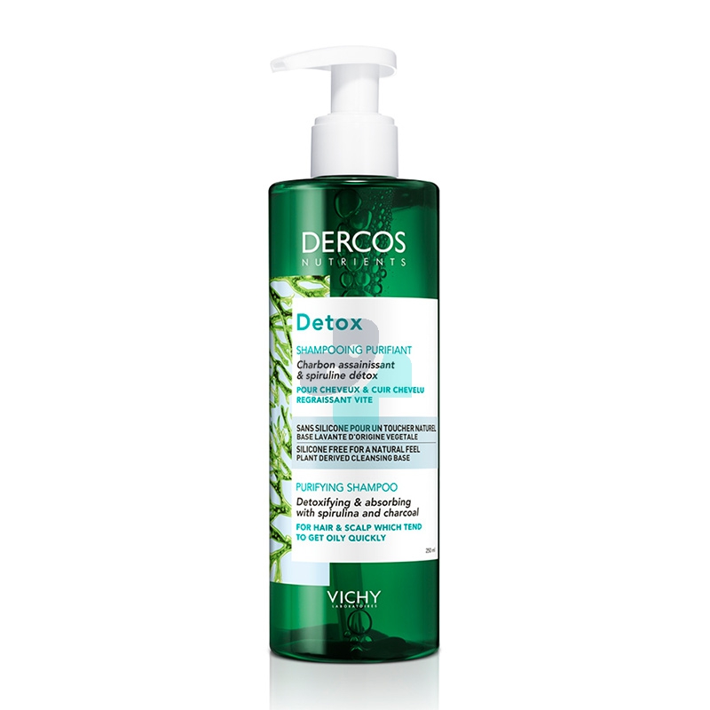 Dercos Linea Detox Nutrients Shampoo Purificante Capelli Cute Grassa 250 ml