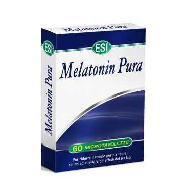 Esi Linea Sonno e Relax Melatonin Pura 1 mg Integratore 60 Microtavolette