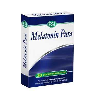 Esi Linea Sonno e Relax Melatonin Pura 1 mg Integratore 30 Microtavolette